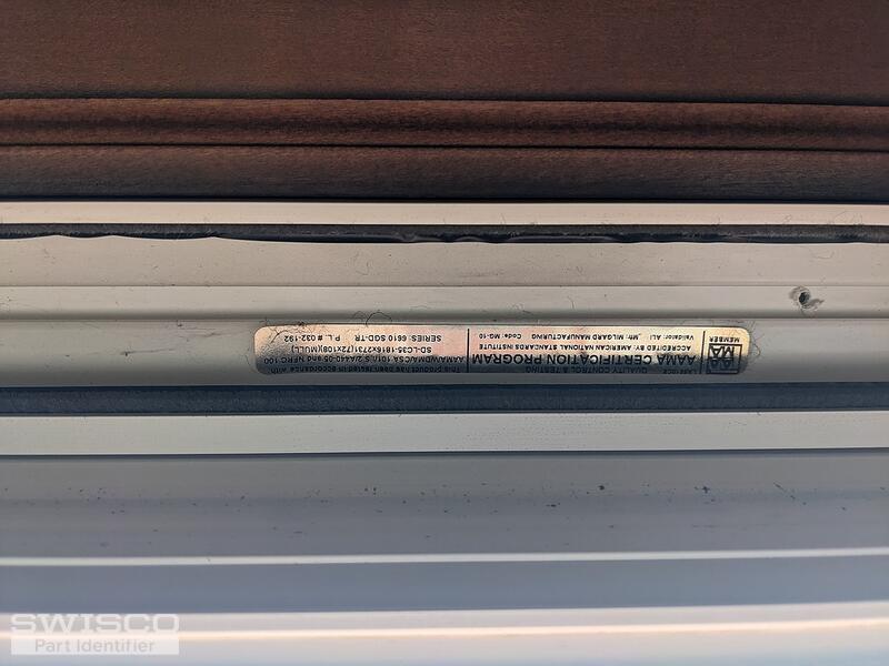 Searching for rail track for milgard patio screen door