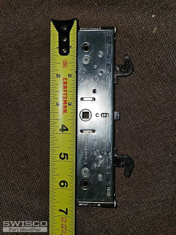 rear glass door lock unit