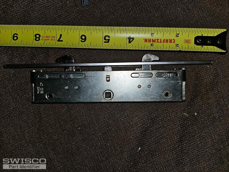 rear glass door lock unit