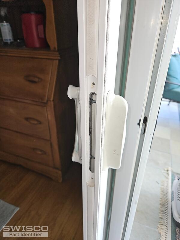 rear glass door lock unit