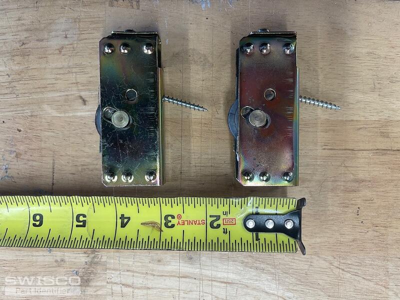 Sliding patio door wheels