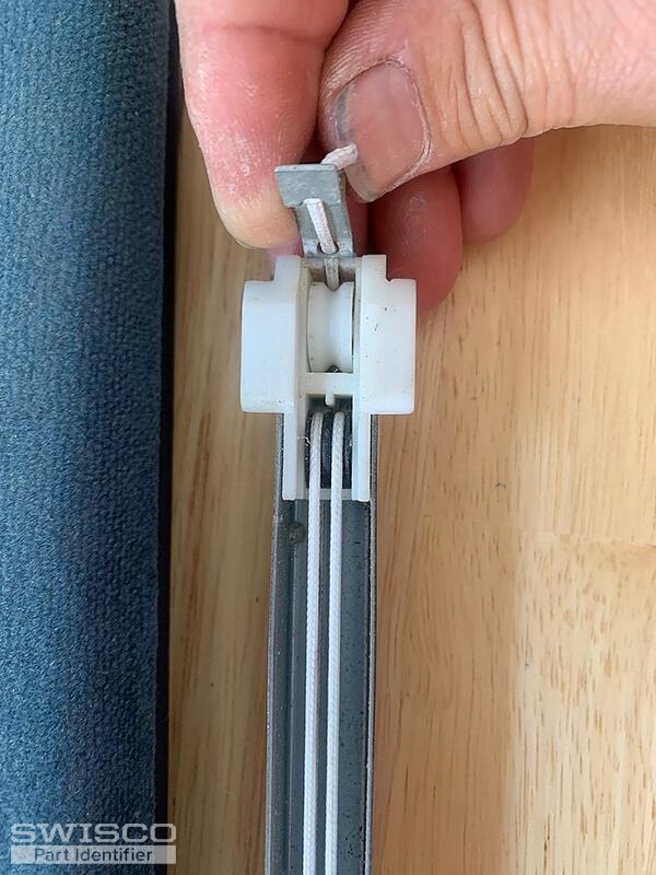 shoe with metal clip pulled back