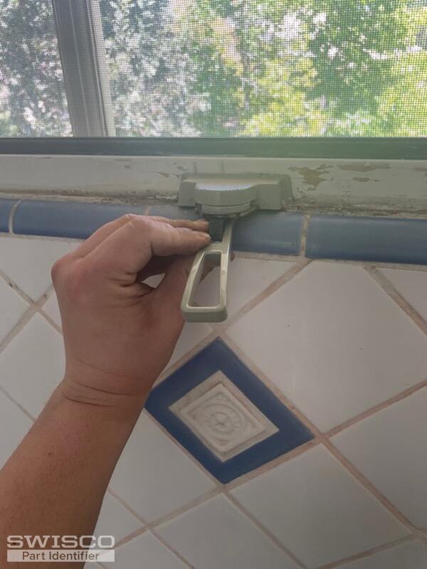 Awning window lever operator