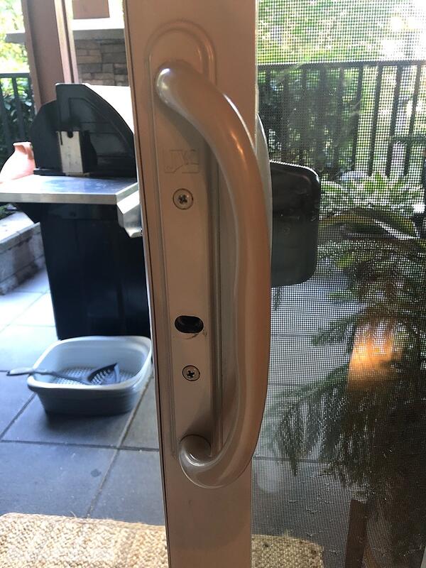 Broken Sliding Glass Door Latch