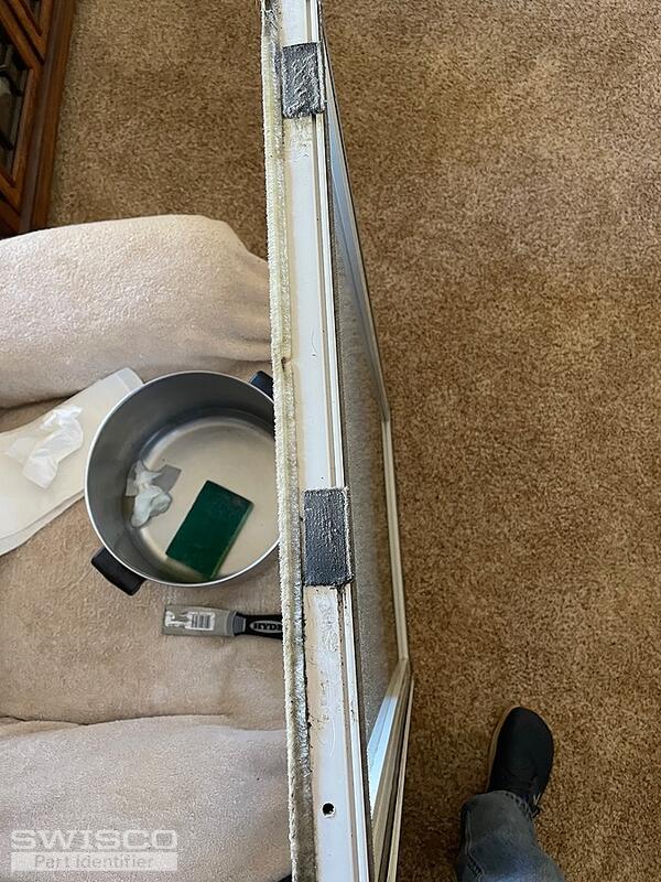 Sliding window, bottom pads