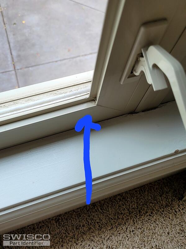 weather stripping/bubble may need replaced on Cascade awning window