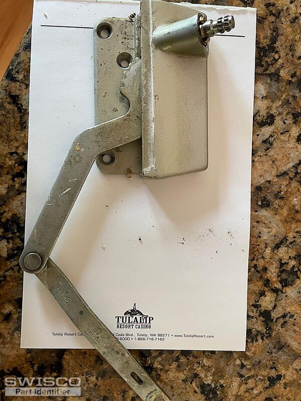 Replacement hardware for Weathervane window.