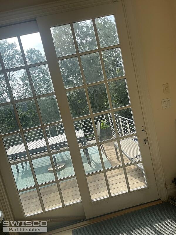 Replacement handleset for a jeldwen patio sliding door.