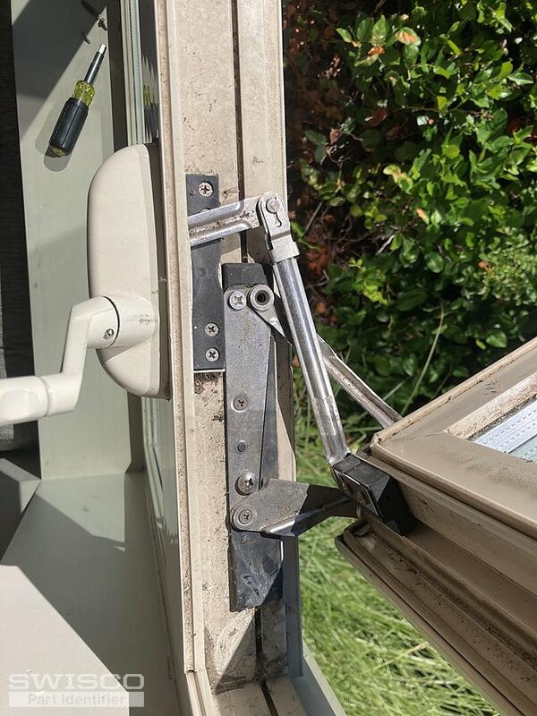 replacing window casement hinges