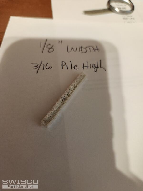 Pile weatherstripping
