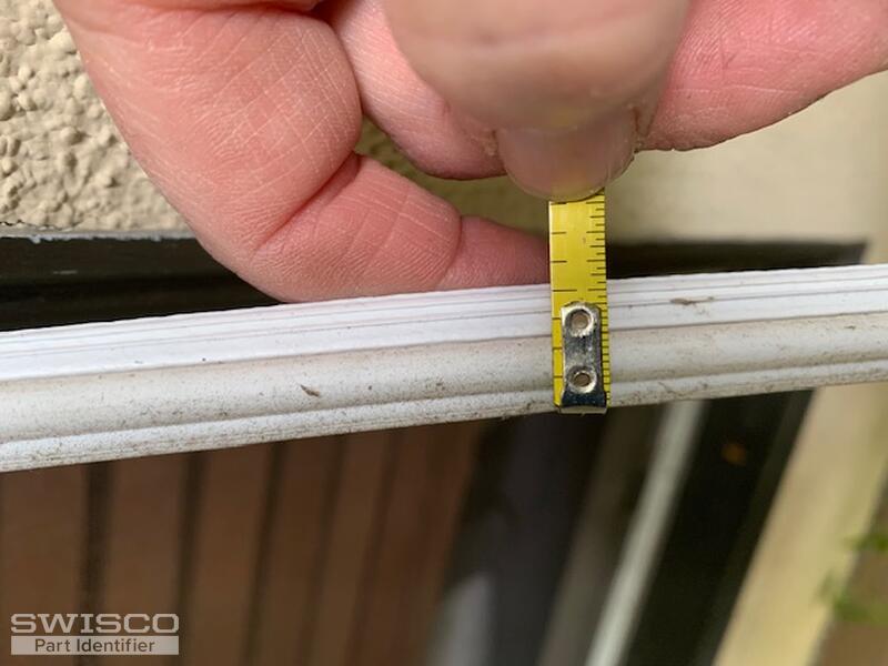 White weatherstrip