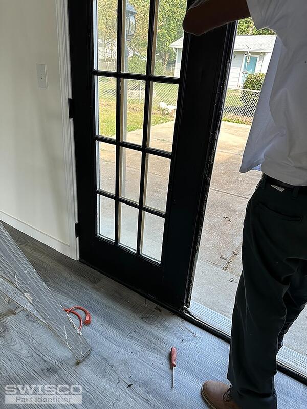 french door latch door