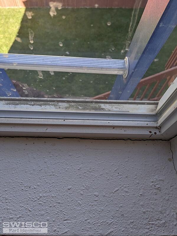 Inside view glazing removed