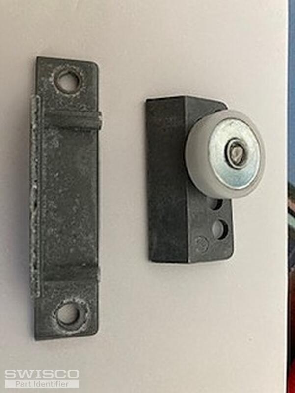Broken shower door roller
