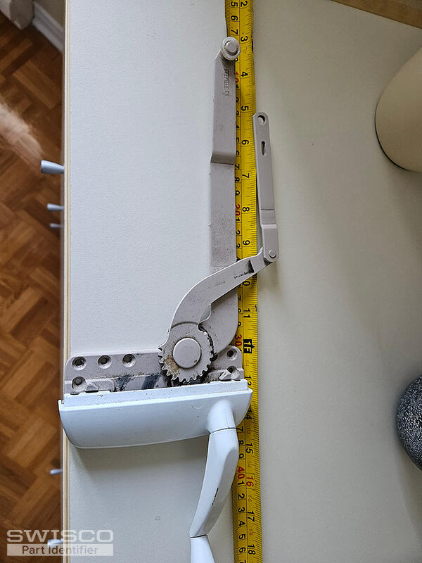 WINDOW ARM REMOVED