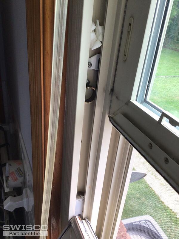 Broken balance in bathroom window - Louisville.
