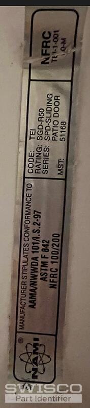 PATIO DOOR INFO