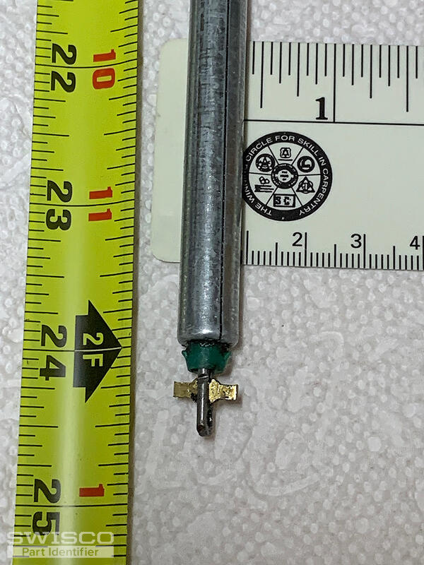 24 inch by 3-8 inch green single barb existing spi