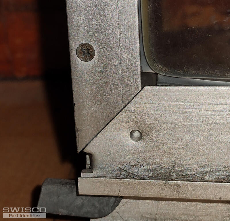 Storm window corner