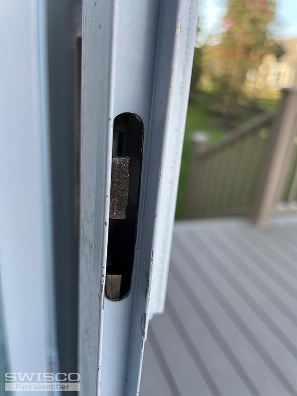 Patio door wall screen latch