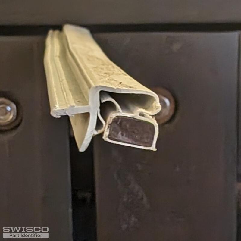 Weatherstrip, steel entry door, kerf mounted