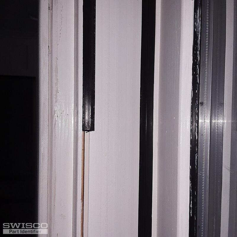 Slotted weather stripping sliding door