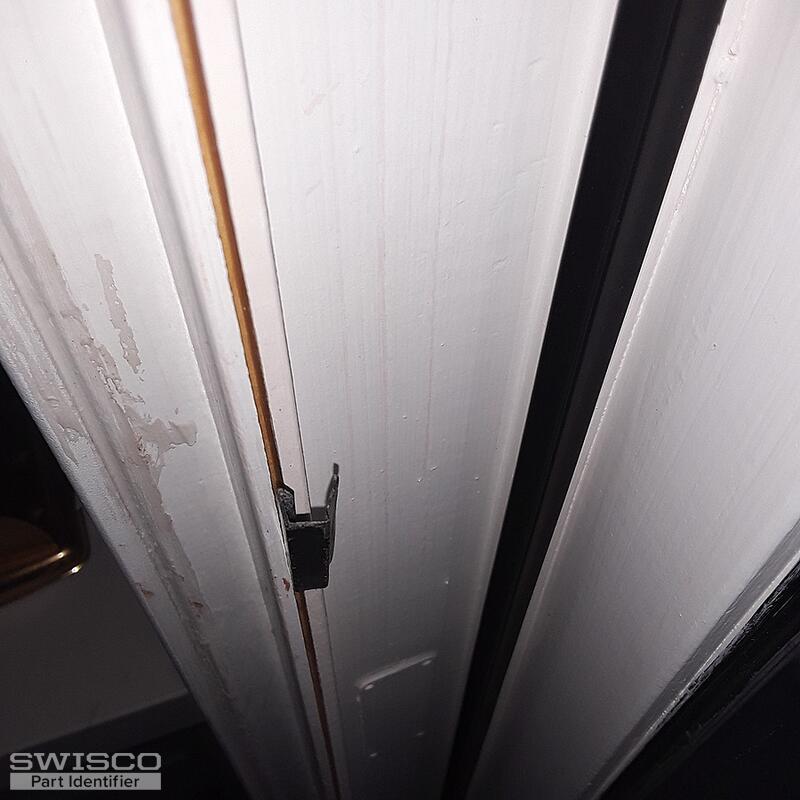 Slotted weather stripping sliding door