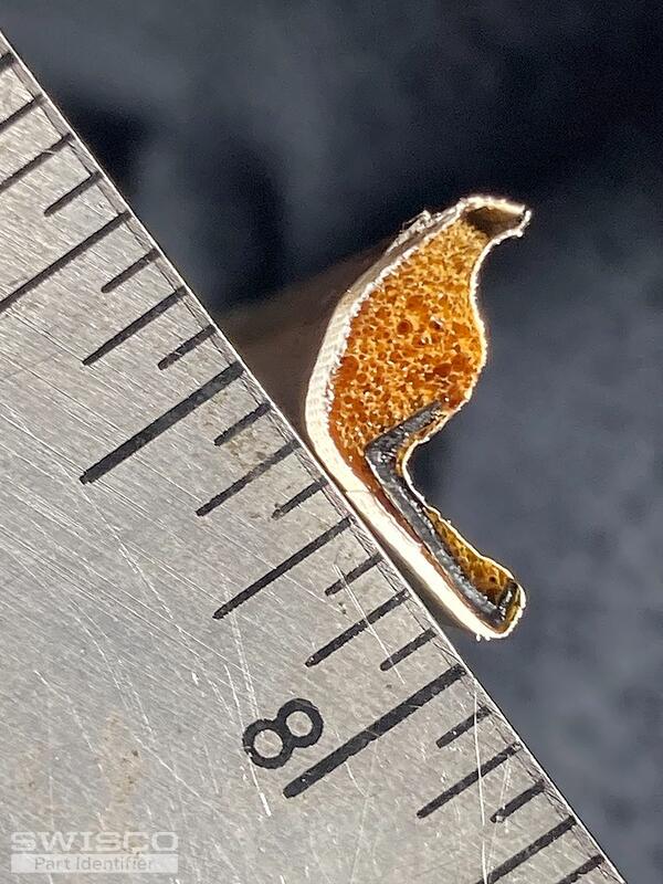 cross section about 0.5 inch