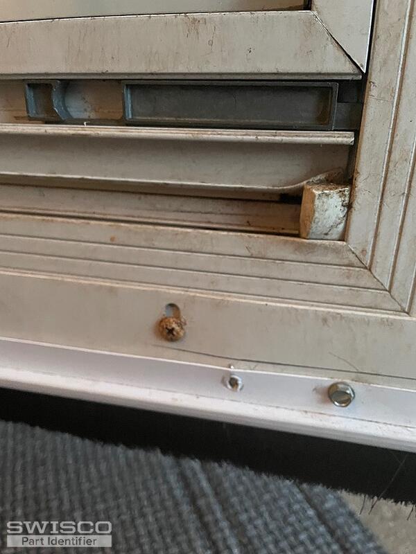 Storm window slide bolt