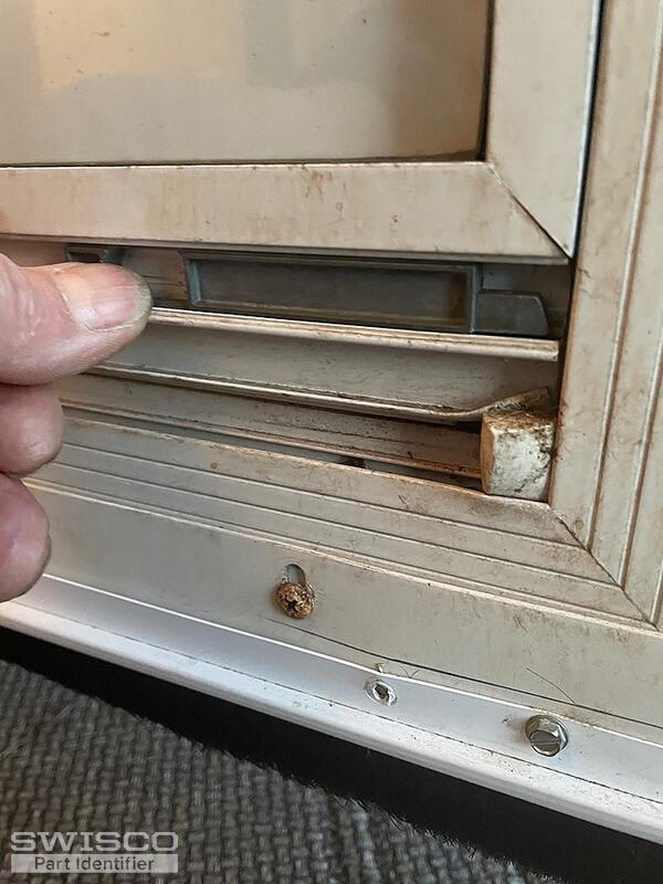 Storm window slide bolt