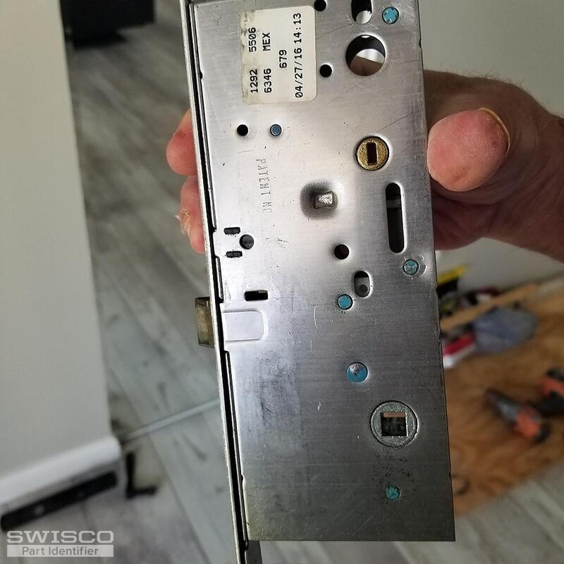 Jeldwen entry lock missing lever and need new keylock no key