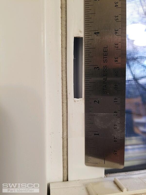 vertical window stop empty