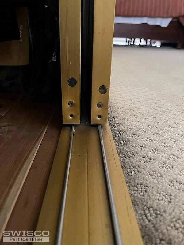 Casters on Charmac wardrobe door