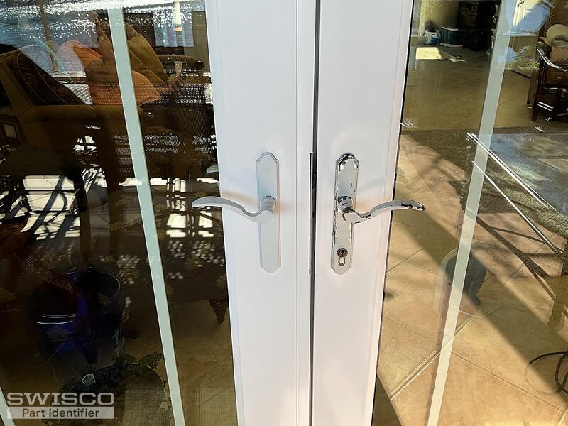 Hardware for a plygem door