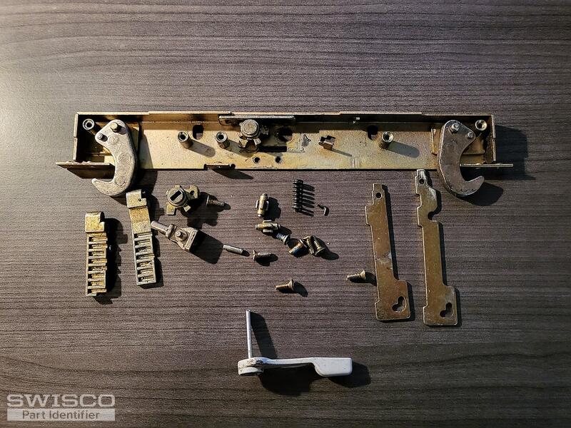 door latch components.