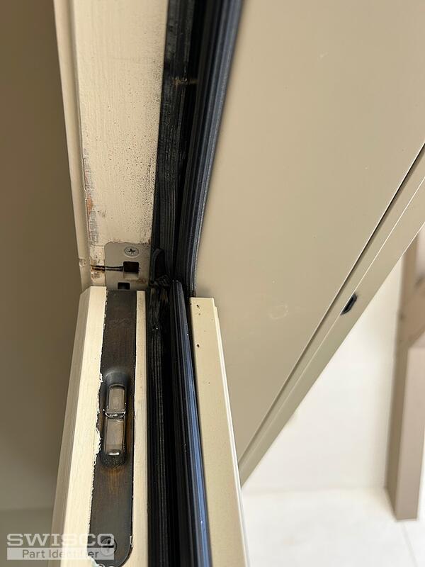 Pella 8' tall patio double doors mullion weather stripping