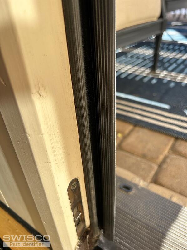 Pella 8' tall patio double doors mullion weather stripping