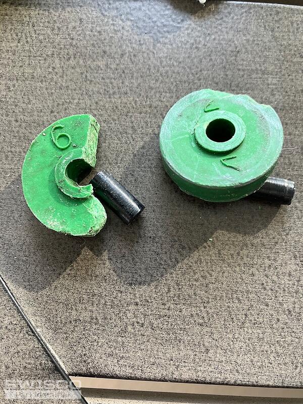 green roller wheels