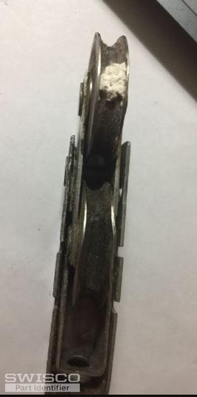 underside of roller