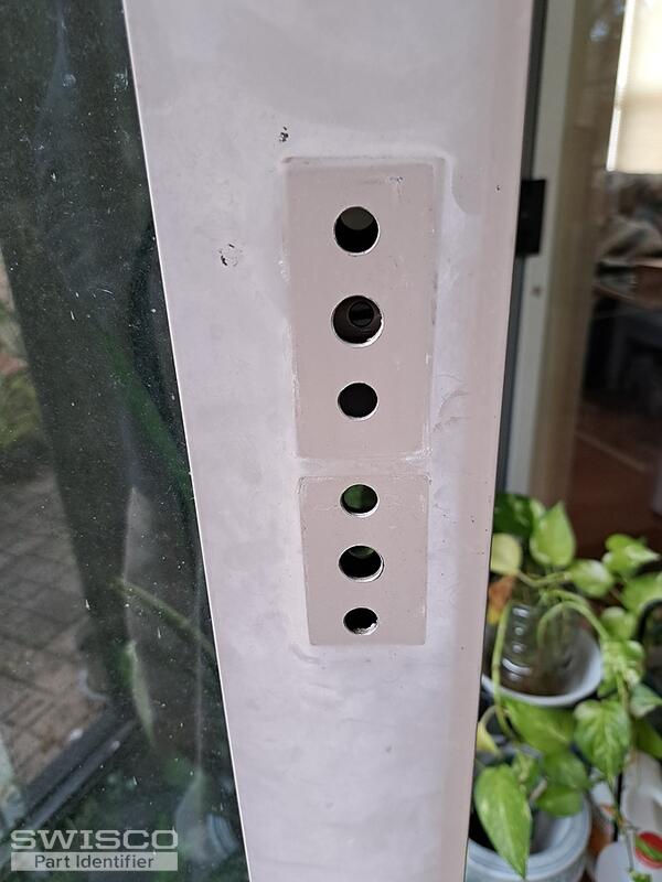 installation holes in door