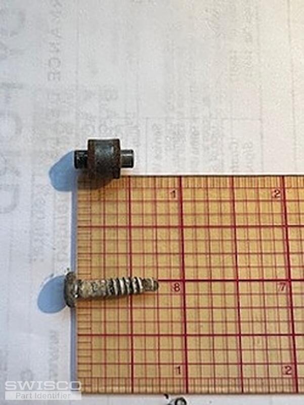 Wondow roller and mounting screw