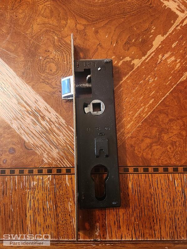 Mortise lock for a Pella storm door