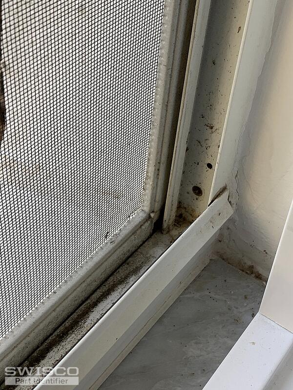 inside of window track