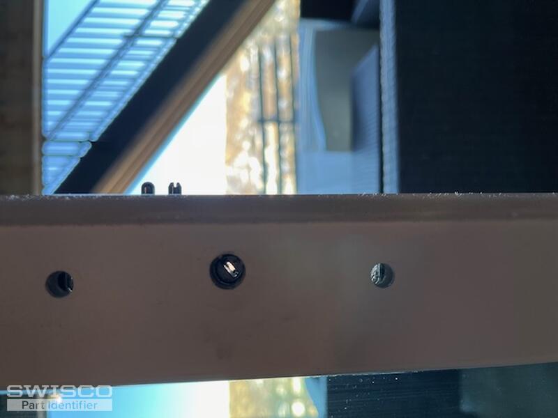 Inside view of existing latch mechanism tailpiece