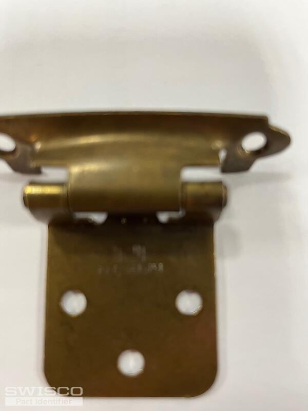 flat brass hinge