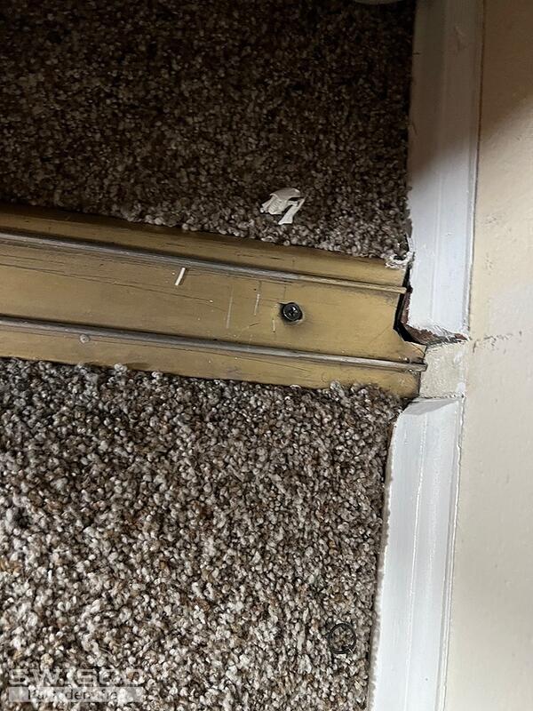 closet door track