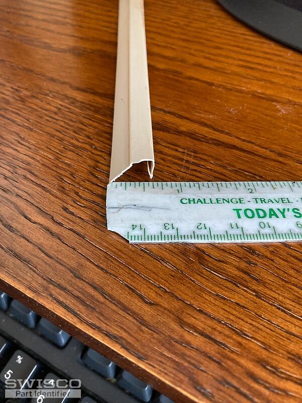 beige weatherstripping seal