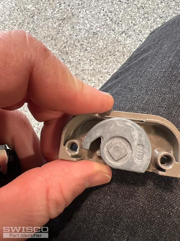 recessed lock and keeper