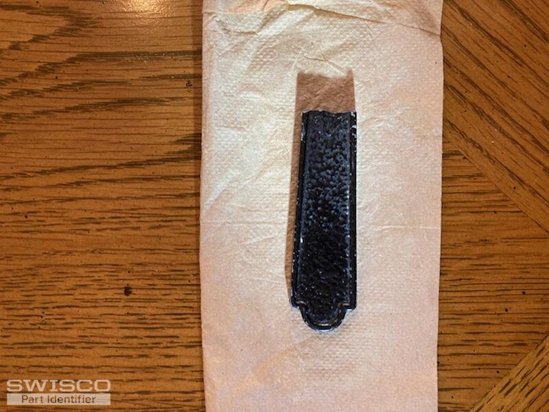 Replacement for a broken security screen door lever handle