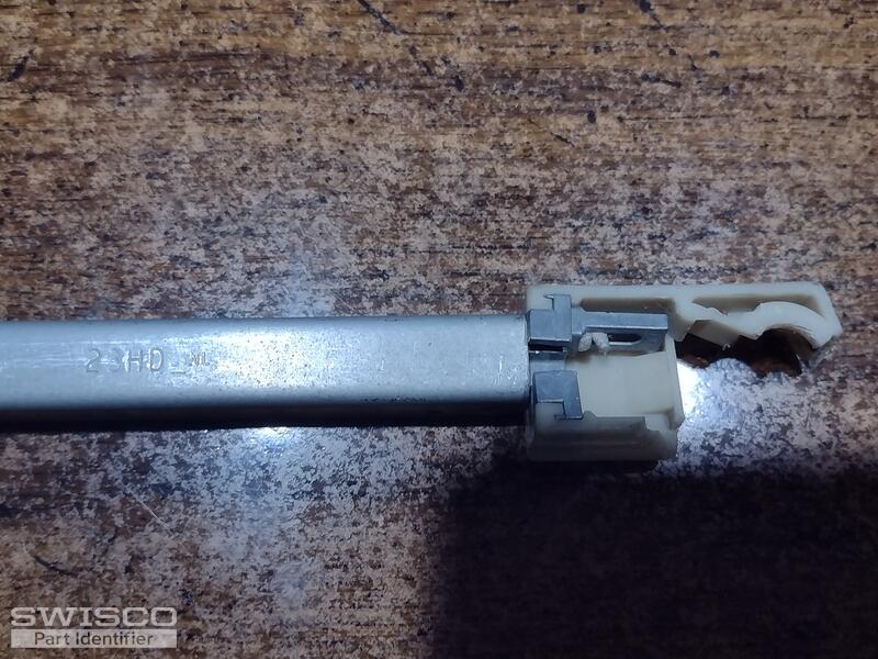 Removed part with broken shoe